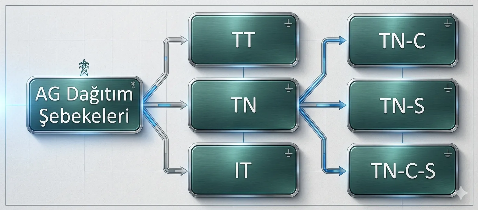 ŞEBEKE SİSTEMLERİ TT, IT ve TN (TN-S, TN-C, TN-C-S)